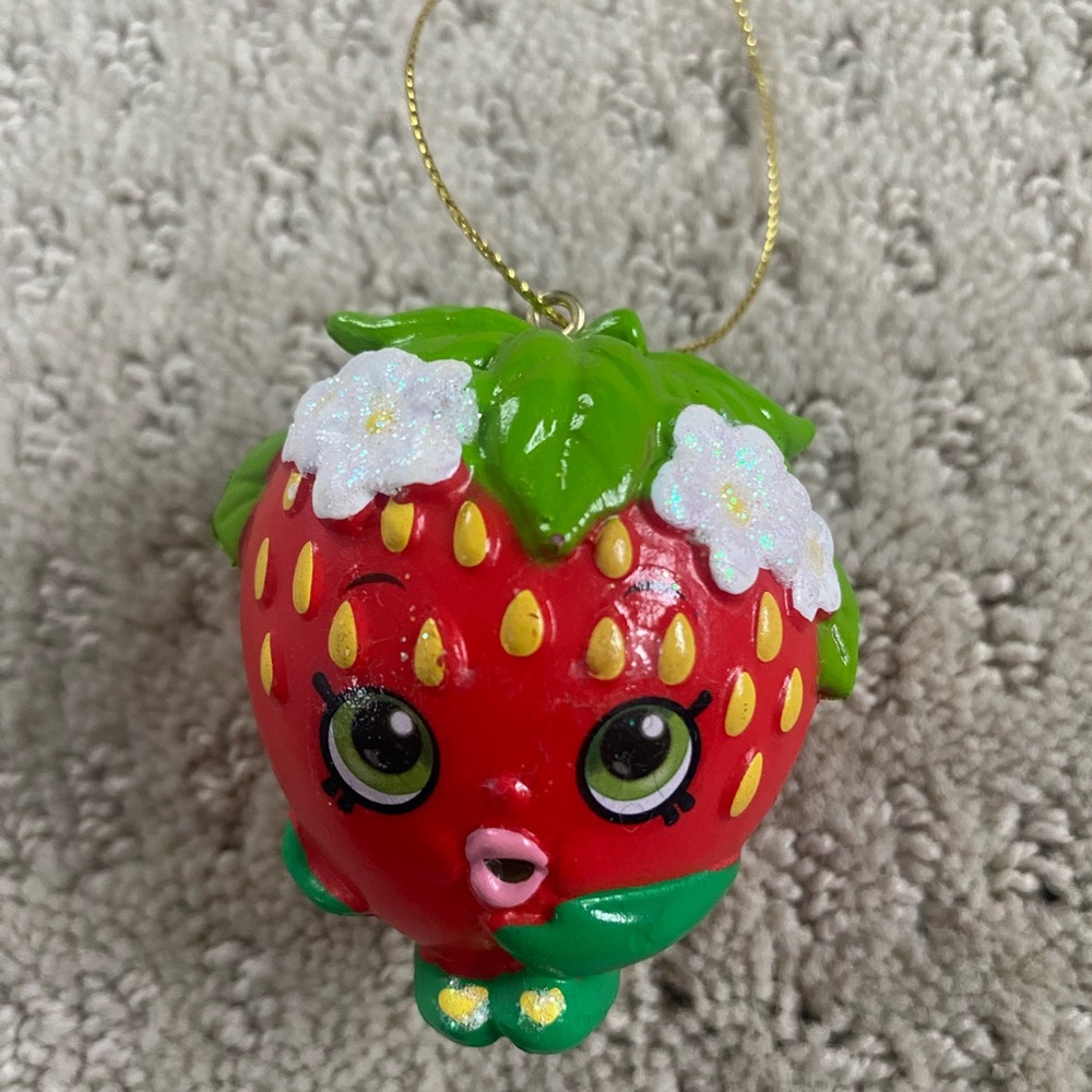 Shopkin Strawberry Christmas Ornament